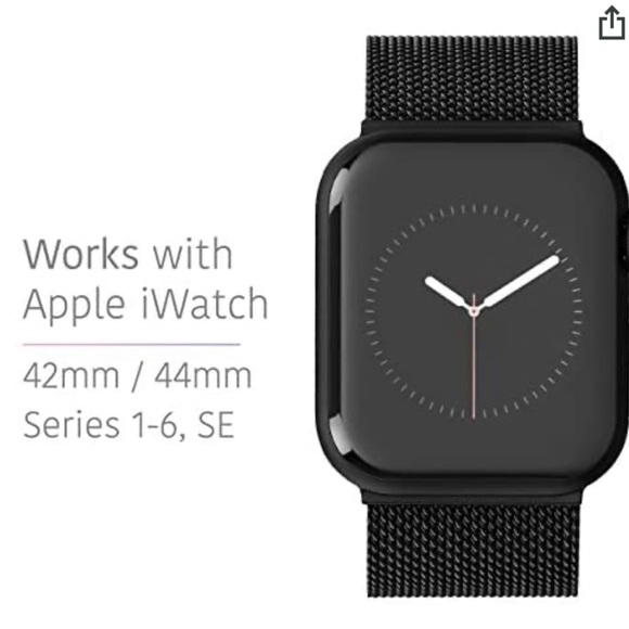 Stainless Steel Mesh Magnetic Loop watch band - Picture 2 of 7